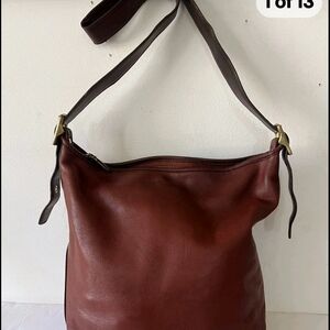 Coach Brown Leather Hobo Bag (large)